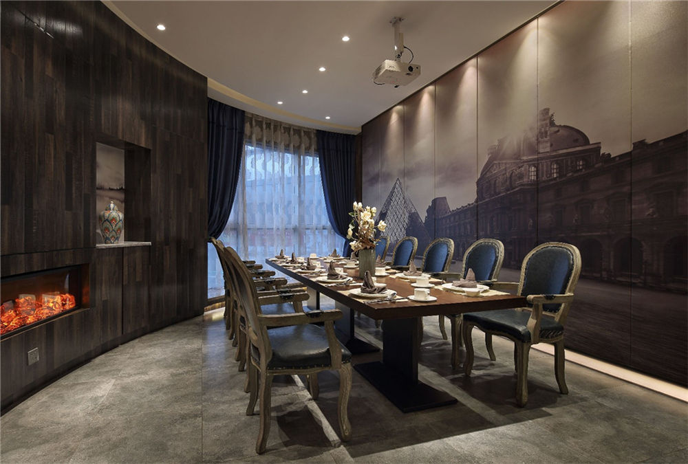 郑州茶咖啡厅融合餐厅设计公司装修案例